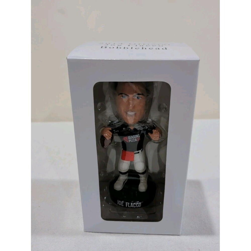 Joe Flacco 2014 Seasons Pizza Bobble Head. Rare Collectors Item New In Box